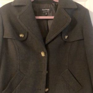 Black button up, fall/winter, soft, waist length